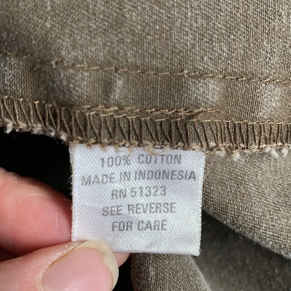 Vintage CHAUS Sport Women’s Brown Cotton Canvas Barn Chore Cargo Jacket MEDIUM - Picture 11 of 11